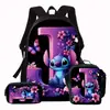 Entrega en stock, mochila de Stitch más vendida en Amazon para estudiantes de primaria y secundaria, bolsa escolar de anime ligera y duradera