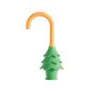 Tapón de Puerta de Árbol de Navidad de Color Contrastante, Pestillo de Puerta de Seguridad Infantil Anti-pellizco, Tapón de Puerta de Silicona, Clip de Puerta de Dibujos Animados para Bebé