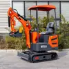 Excavadora tipo 13, máquina zanjadora de ingeniería y agrícola, excavadora pequeña para agarrar hierba, perforar agujeros y martillo demoledor, máquina con gancho para limpieza de tuberías