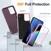 Capa de celular Motorola compatível com Amazon, 3 em 1 à prova de quedas, cobertura total, estilo executivo para celular G Power 2026