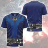 2022 Comercio Exterior Nuevo Nueva Dimensión Doctor Strange 2 3D Impresión Digital Gorra Camisa con Cremallera Mismo Estilo para Hombres y Mujeres Suéter