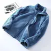 Cárdigan de forro polar cálido para mujer, Chaqueta de forro polar coral, Estilo otoño e invierno, Cuello alto, Sudadera de forro polar talla grande