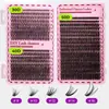 Pestañas Postizas Segmentadas DIY Clúster 640 Transfronterizo, Estilo Europeo y Americano, Pestañas Densas y Naturales Rizadas D