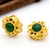 Zhongxing retro moda nacional oro arena hueco espalda redonda plana cuentas nube cuentas barril flor Ruyi cuerda de mano piezas de combinación de uso al por mayor