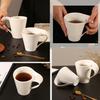 Taza de Cerámica Creativa Transfronteriza con Logotipo Personalizado, Taza para el Hogar, Taza de Souvenir Ins de Aspecto Elevado, Forma Hecha a Medida