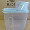 Pote de Grãos Cozinha Lanches Nozes Especiarias Grãos Pote à Prova de Umidade e à Prova de Insetos Alimento Plástico Transparente Caixa de Armazenamento