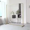 Estante de Exhibición de Hierro de Pie para Tienda de Ropa Tienda de Ropa para Hombres y Mujeres Nakajima Estante Dorado para Colgar Ropa Estante para Ropa de Centro Comercial