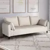 Sofá para apartamentos pequeños, estilo moderno simple, combinación de dos o tres plazas, adecuado para dormitorio, tienda de ropa, apartamento, casa de alquiler, estilo nórdico, en stock