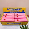 Juguete Creativo de Mantequilla de Colores 14cm Squishy para Niños para Aliviar el Estrés, Rebote Lento Juguete Divertido de Simulación para Aliviar el Estrés