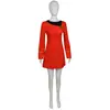 Serie Star Trek Ropa Periférica Cos Disfraz de Cosplay de Uniforme de Heroína de la Serie Original de Startrek