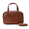 Popular Bolso Cuadrado Pequeño de Cuero Genuino para Mujer, Bolso Cruzado Multifuncional Estilo Coreano, Bolso de Mano de Cuero de Vaca de Primera Capa Curtido Vegetal, Bolso de Hombro