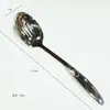 Utensilios de Cocina de Acero Inoxidable 304 Seis Piezas para Freír, Salteado, Sopa, Cuchara y Espátula de Cocina Acabado Espejo, Cuchara de Ventas Directas de Fábrica