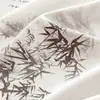 Cortinas de Gasa de Bambú Estilo Chino Cortinas de Pantalla para Ventana Impermeables a la Luz para Sala de Té Estudio Oficina Sala de Estar Estilo Chino Estética Estilo Song