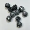 17*17mm Contas de Resina em Formato de Barril com Furo Grande para Miçangas DIY Roupas Acessórios de Cabeça Fivela de Cadarço Corrente de Bolsa Miçangas Acessórios de Vestuário