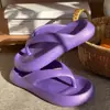 Chanclas de Suela Gruesa para Mujer, Nuevo Estilo Verano 2024, Sandalias de Playa Antideslizantes, Chanclas para Mujer para Usar Afuera