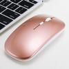 Mouse inalámbrico de carga Bluetooth 5.0 de modo dual 2.4G Bluetooth de modo dual pequeño luminoso con sonido función de ratón para Apple
