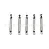 Clavo de Titanio F136 en Ángulo Recto Base Enterrada Doble Punta Clavo de Clavícula para Plantación Inferior de Cuero Joyería para Piercing Cuerpo de Aleación de Titanio G23