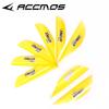 Spiral Feather Diku DECUT Spiral Feather 1,75 polegadas Spiral Feather Colorido Gum Feather Arrow Feather Spiral Feather spin wing Reversão