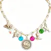 Collar de Turquesa Estilo Étnico Transfronterizo Europeo y Americano, Cadena para Clavícula de Mujer Moderna y Única, Joyería de Moda
