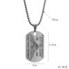 Collar de acero de titanio con accesorios de hip hop para hombre, estilo hipster callejero, colgante con personalidad de celebridades en línea, colgante de pareja, cadena de suéter para mujer