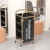 Carrito de peluquería, gabinete de herramientas para peluquería, carrito de herramientas para teñido permanente, carrito de almacenamiento móvil para salón de permanente