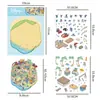 Adesivos Autênticos da Disney do Personagem Stitch para Paisagismo Mundo Encolhido Casa 3D Descompressão Cena DIY Manual