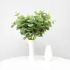 Flores Artificiales y Plantas Verdes, Hojas Falsas, Arreglos Florales para Bodas, Hojas Decorativas, Césped Artificial, Hojas de Dinero de Tallo Único, Hojas de Eucalipto