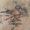 Señuelo Giratorio Abierto y Cerrado Pin Rápido Conector Anillo Figura Ocho Metal Asiento de Plomo Aparejos de Pesca Accesorios de Conexión