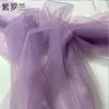Tela de malla verde aguacate verde para decoraciones de boda, telas para colgar, vestidos de novia densos y suaves, vestidos de gala y telas Hanfu.