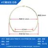 Fabricante original hebilla de tornillo abierta tipo D anillo de encuadernación de hojas sueltas anillo de almacenamiento de metal accesorio para llavero hebilla D desmontable