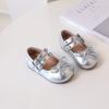 Zapatos de Princesa para Niña Zapatos Planos para Niños 2025 Primavera y Otoño Nuevos Zapatos Pequeños de Cuero para Niñas 1-3 Años 5 Zapatos de Bebé para Niños