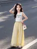 Pantalones finos de verano para niñas, pantalones anchos estilo coreano para niñas mayores, pantalones largos casuales para niñas, pantalones a prueba de mosquitos para estudiantes de secundaria.