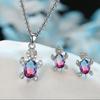 Yunjin Venta caliente europea y americana moda nicho diseño aretes de tortuga collar traje femenino serie animal joyería al por mayor