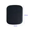 Suporte Magnético para Celular com Carregamento Sem Fio, Superfície em Couro, Fixação de Placa Metálica Magnética para Celular
