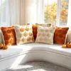 Nueva Funda de Almohada Bordada de Calabaza para Halloween, Decoración de Acción de Gracias Nueva Funda de Cojín para Sofá