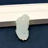Pingente de Ágata Calcedônia Colorida Natural Pixiu, Pixiu de Calcedônia Branca, Pixiu Soberano de Ágata Vermelha, Pingente de Jade