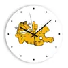 Reloj de pared de acrílico redondo de moda garffy de dibujos animados lindo ultra silencioso para dormitorio hogar al por mayor