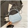 Bolso Casual de Estilo Coreano para Mujer 2025 Verano Nuevo Estilo de Aspecto Elevado y Elegante Moda Nicho para Mujer Bolso Bandolera de Hombro Único