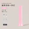 Luz vermelha arte de unhas lâmpada de uma palavra lâmpada portátil de mão secagem rápida lâmpada de cozimento de uma palavra portátil máquina de terapia de luz para unhas com suporte pequena lâmpada de cozimento