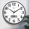 Reloj de Pared Creativo de Moda Reloj de Cuarzo Sala de Estar Dormitorio Reloj Sencillo Reloj de Pared Moderno para el Hogar