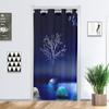 Cortina de Puerta sin Clavos Cortina Divisoria Tela Protectora contra el Viento Habitación Tela para el Hogar Baño Accesorios para Baño Baño Simple