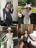 Camisa Básica Feminina Renda Decote V Pure Desire Menina Quente Outono Inverno Slim Fit Elegante Manga Longa