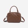 Bolso de Mano Vintage para Mujer 2025 Primavera Nueva Moda Bolso Cuadrado Pequeño Rómbico Textura de Alta Gama Nicho Bolso Cruzado