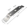 Lâmina de Cortador de Grama Longa de Aço Inoxidável 20cm 28cm Lâmina Curva Adequada para Cortadores de Grama Robóticos Stihl