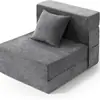 Sofá-Cama Dobrável Multifuncional Transfronteiriço, Colchão Tatami de Dupla Utilização para Sentar e Dormir, Colchonete de Sesta, Sofá-Cama Individual Preguiçoso