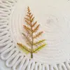 Plantas Aquáticas Artificiais e Acessórios Verdes, Acessórios de Folhas de Plantas Falsas, Materiais DIY para Paisagismo, Decoração de Broche de Eucalipto de Três Galhos