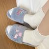 Zapatillas Maomao de Comercio Exterior para Mujer Otoño e Invierno Transfronterizas Cómodas Planas Hechas a Mano Zapatillas Maomao de Interior con Punta Abierta para Mujer