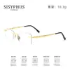 Gafas sin Marco Estilo Rose de la NBA para Hombre, Aspecto de Negocios de Alta Gama, Elegantes y Geniales, Se Pueden Adaptar con Lentes Graduados, Monturas de Gafas de Alta Gama