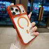 Adecuado para funda de teléfono iPhone 18 PRO MAX, soporte para lente de cristal, adsorción magnética Apple 17, funda protectora transparente anticaídas 16