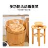 Balde para Pies Barril de Madera Doble Propósito para Baño de Pies y Fumigación Balde de Madera para Pies Balde de Madera Maciza para Pies Fabricantes